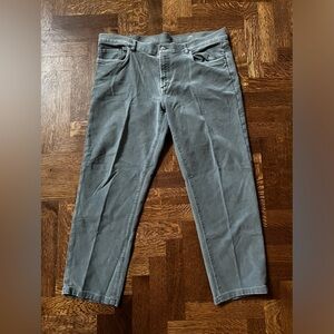 FAHERTY Stretch Terry 5 Pocket Pant Gray Pants Casual Stretch Sustainable‎ 38